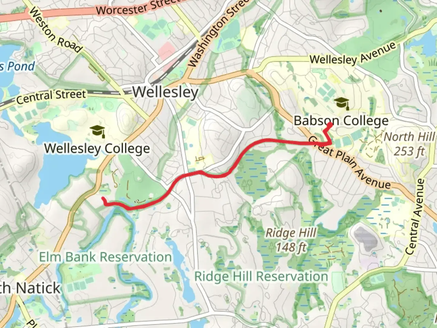 An image depicting the trail Sadbury Aqueduct Path and its surrounding area.