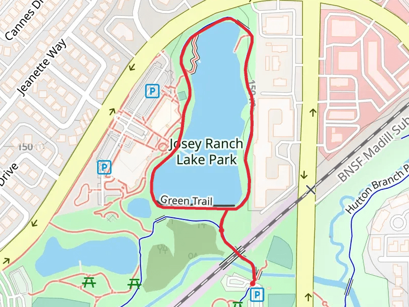 Josey Ranch Lake Loop
