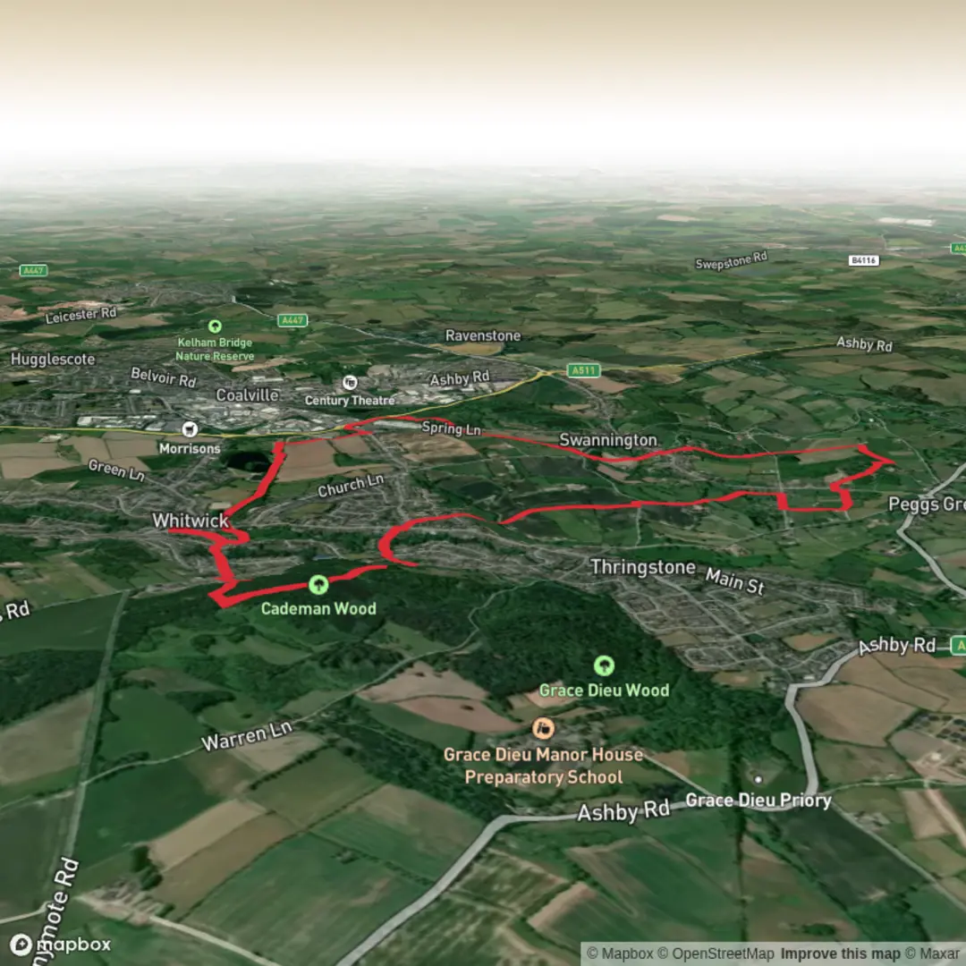 An image depicting the trail Mill, mines and railways and its surrounding area.