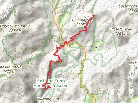 Eastatoe Creek via Foothills Trail