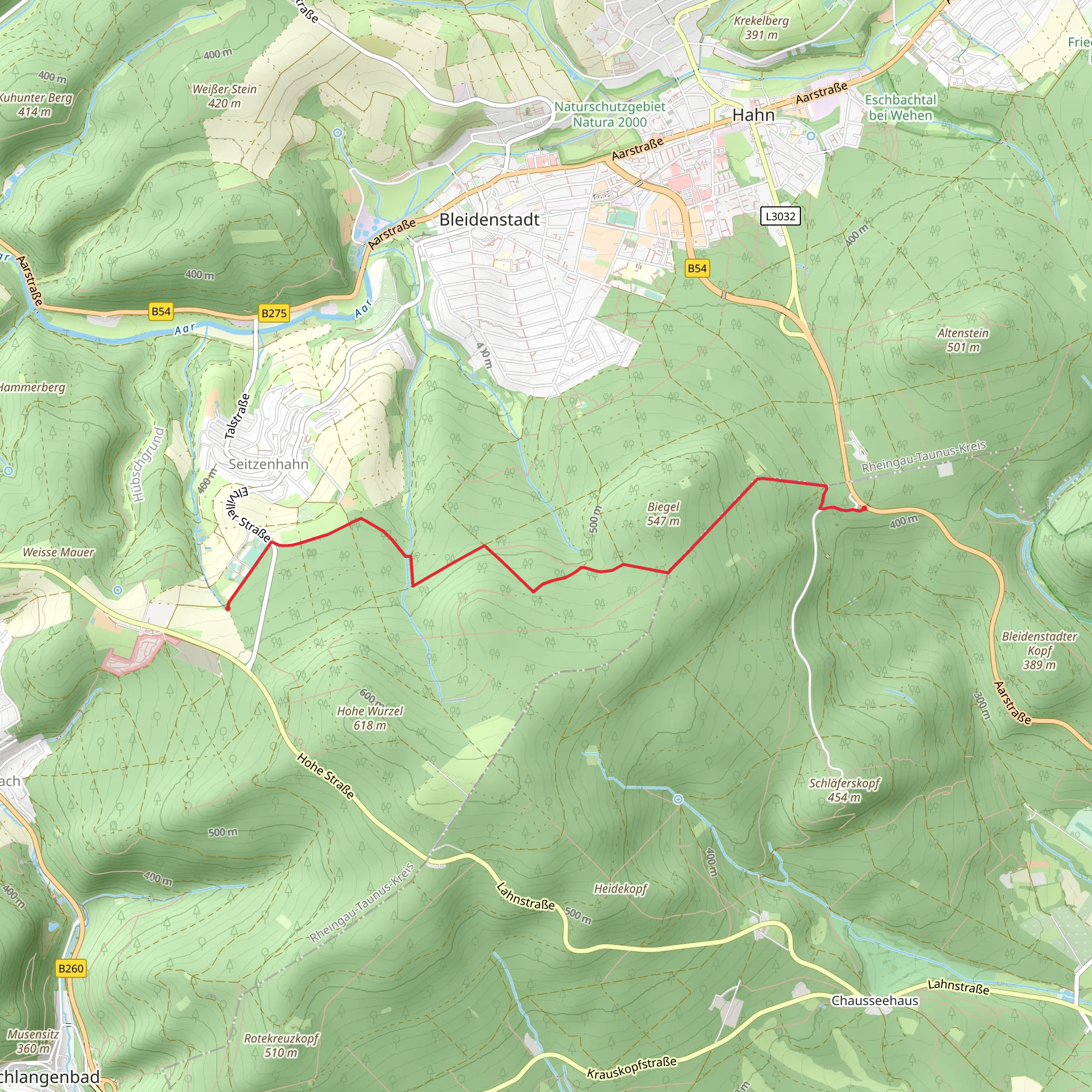 Taunussteiner Runde mobile static map