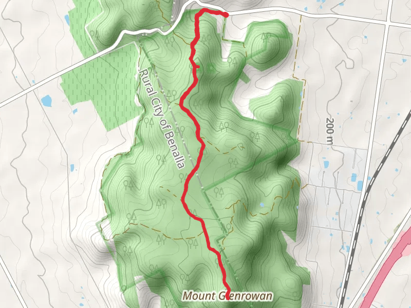 Mt Glenrowan Trail