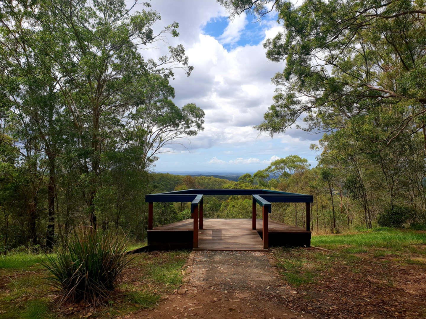An image depicting the trail Morelia Walking Track and its surrounding area.