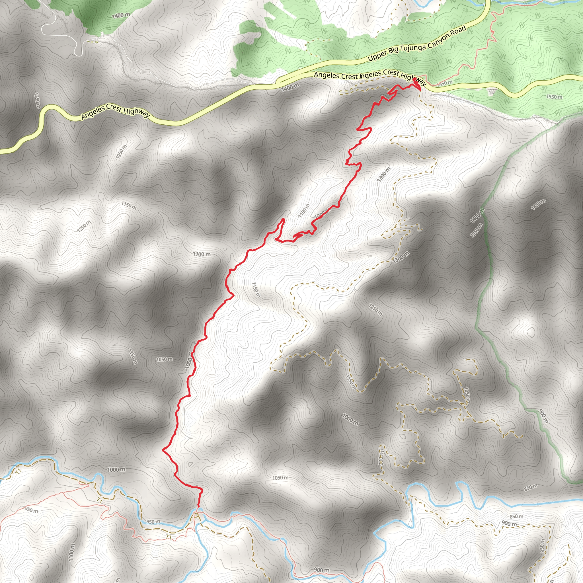 West Fork Trail Camp via Silver Moccasin Trail mobile static map