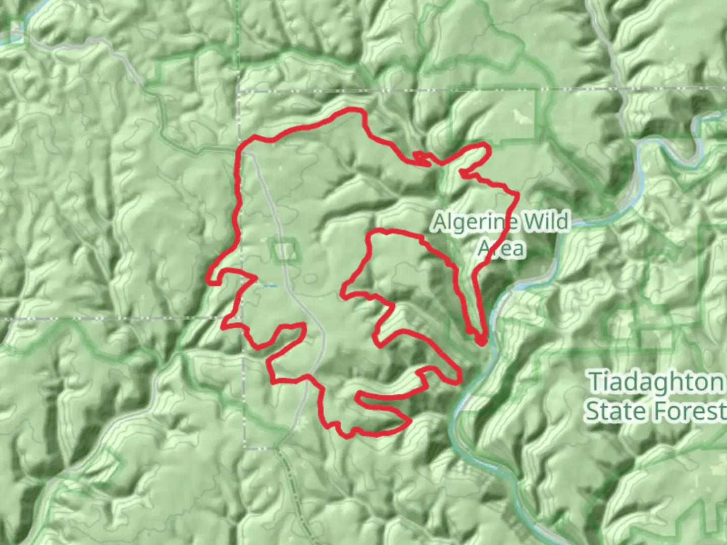 An image depicting the trail Black Forest Trail Loop and its surrounding area.