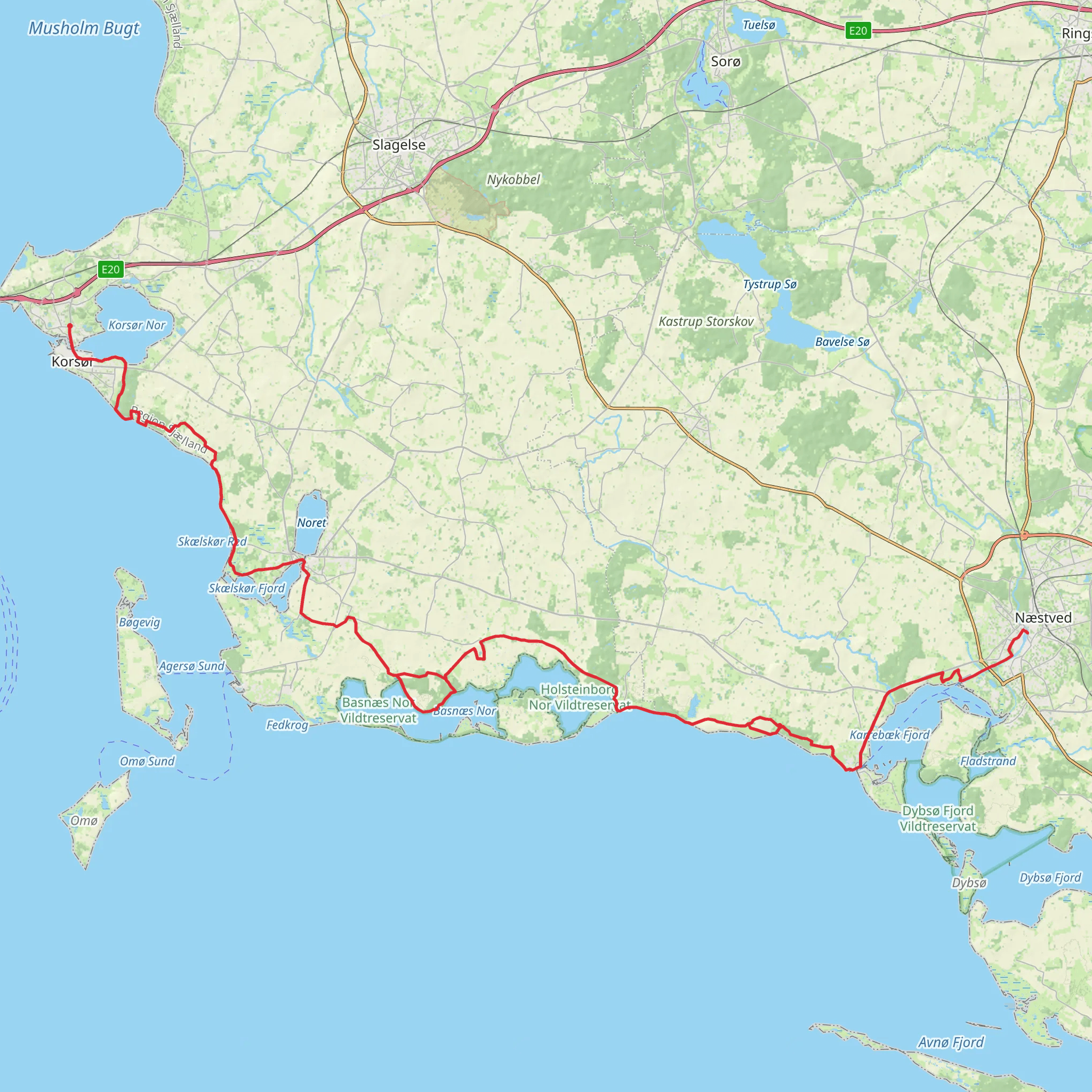 Lagunestien mobile static map