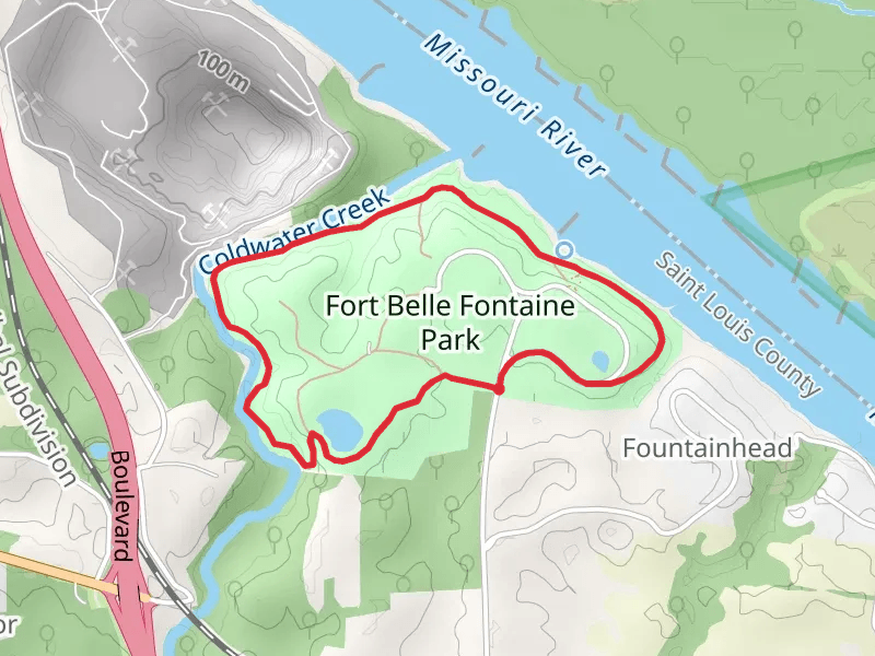 Fort Belle Fontaine Park Loop