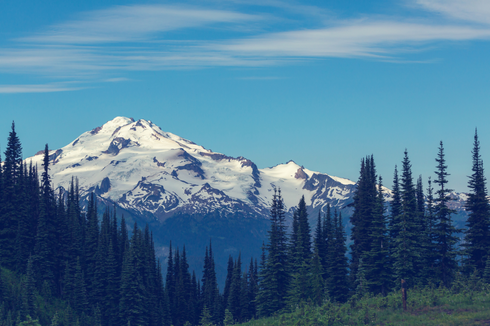An image depicting the trail South Fork Agnes Creek via PCT - Washington Section K and its surrounding area.