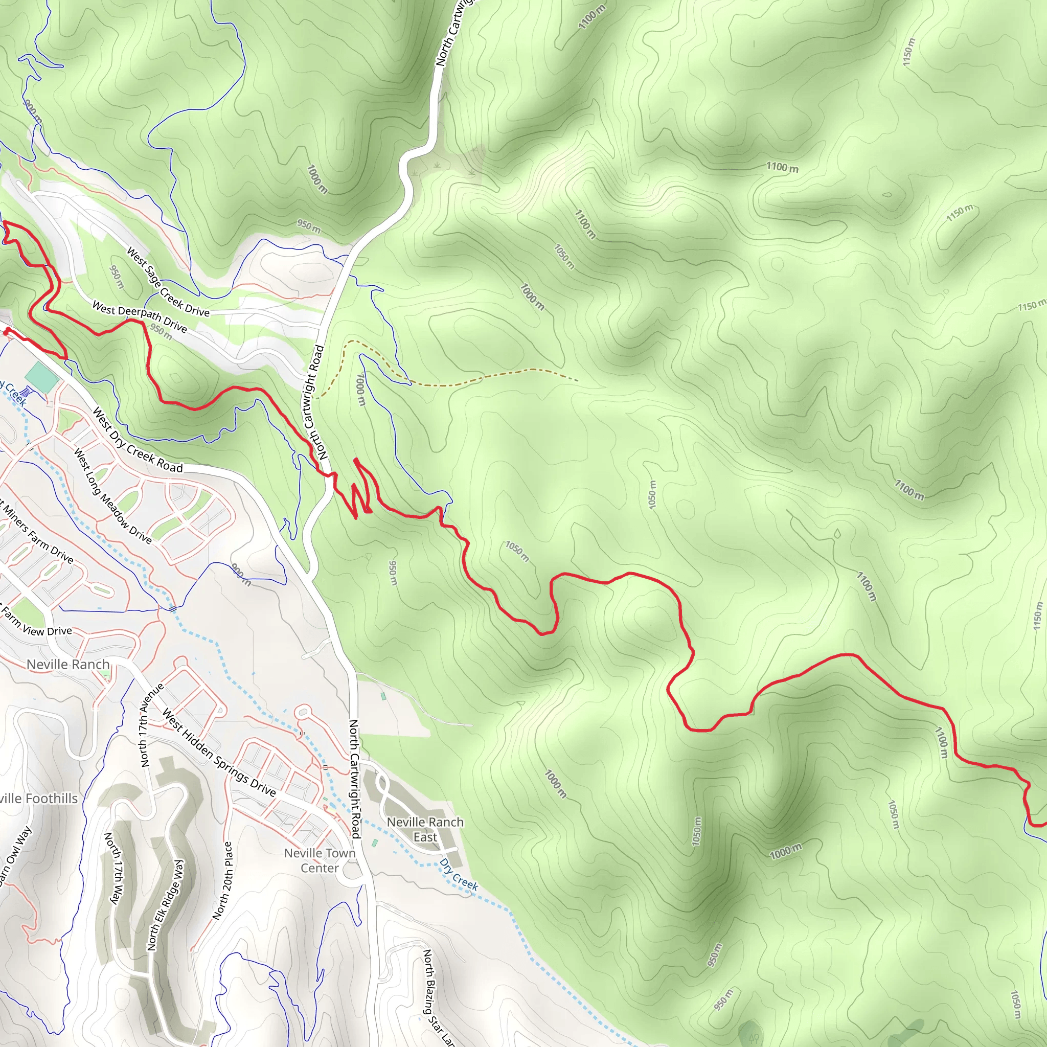 Chukar Butte mobile static map