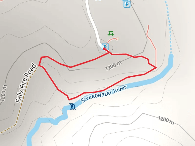 Falls Fire and Sweetwater River Loop