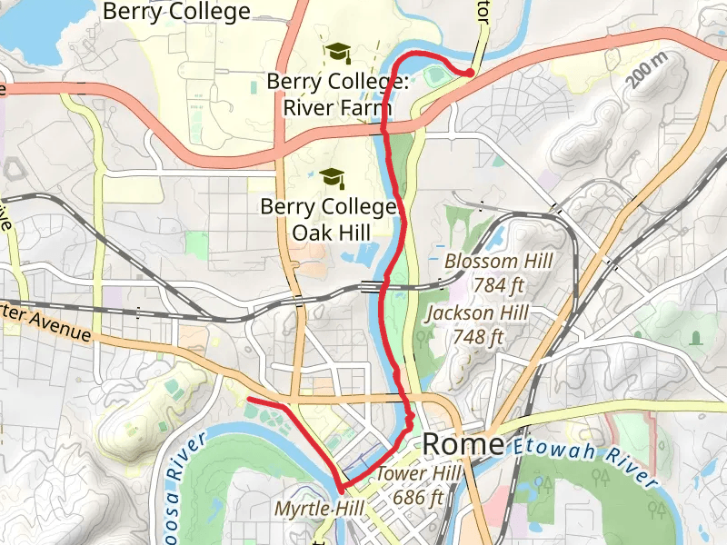 Oostanaula River - Heritage Trail