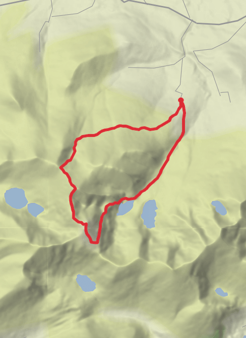 Coumeengearagh gully  mobile static map