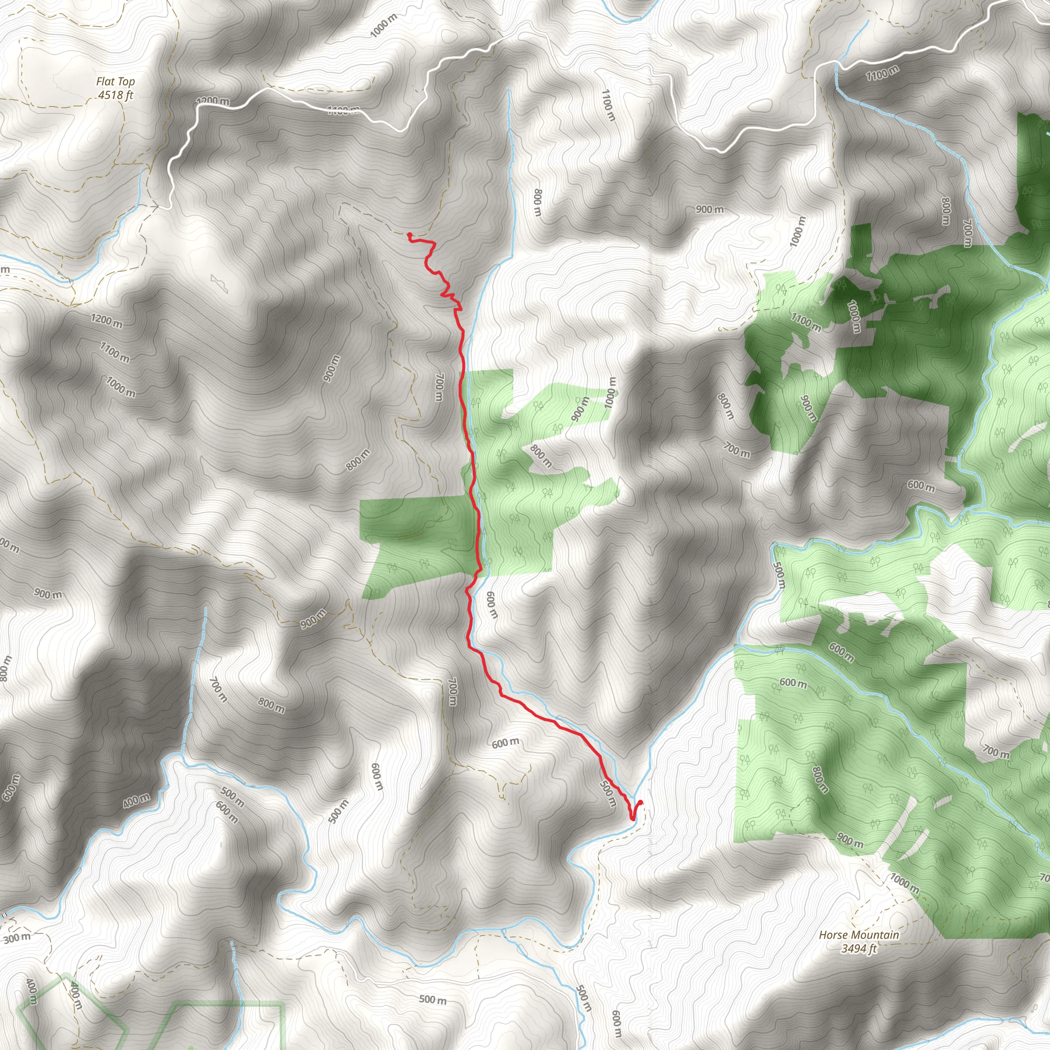 Red Dog Trail mobile static map