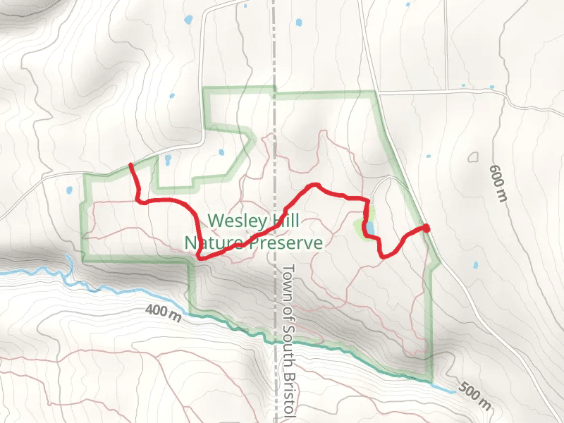 Red Trail from Gulick Road