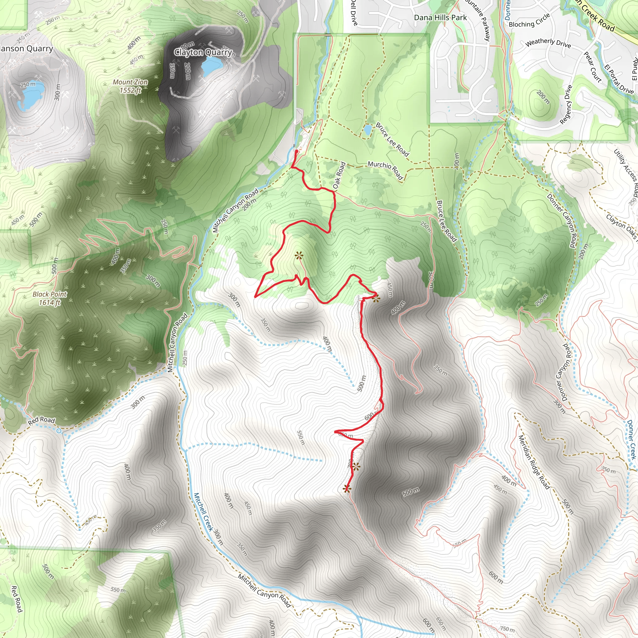 Mitchell Rock, Twin Peaks and Eagle Peak via Mitchell Rock Trail | Con