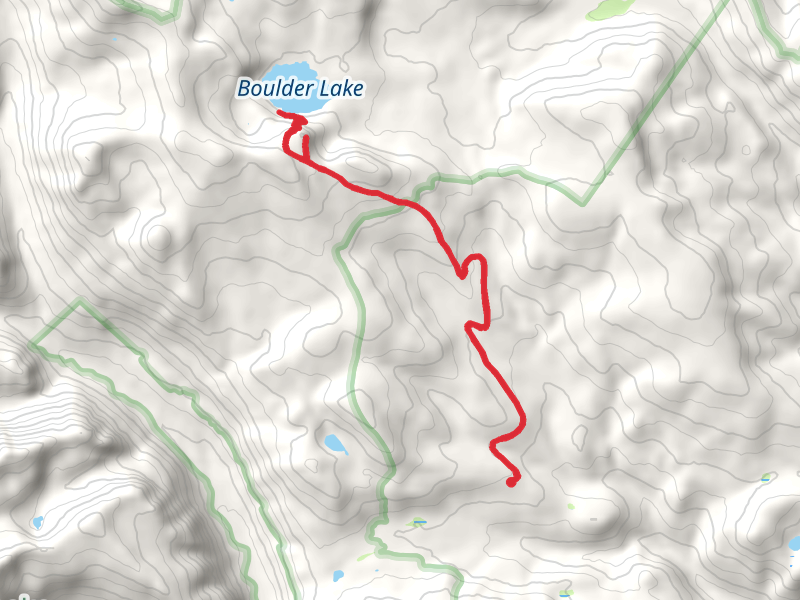 Boulder Point and Lake Trail