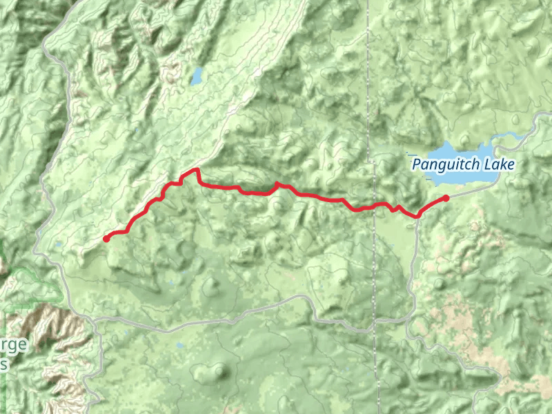 Sidney Peaks Trail to Panguitch Lake