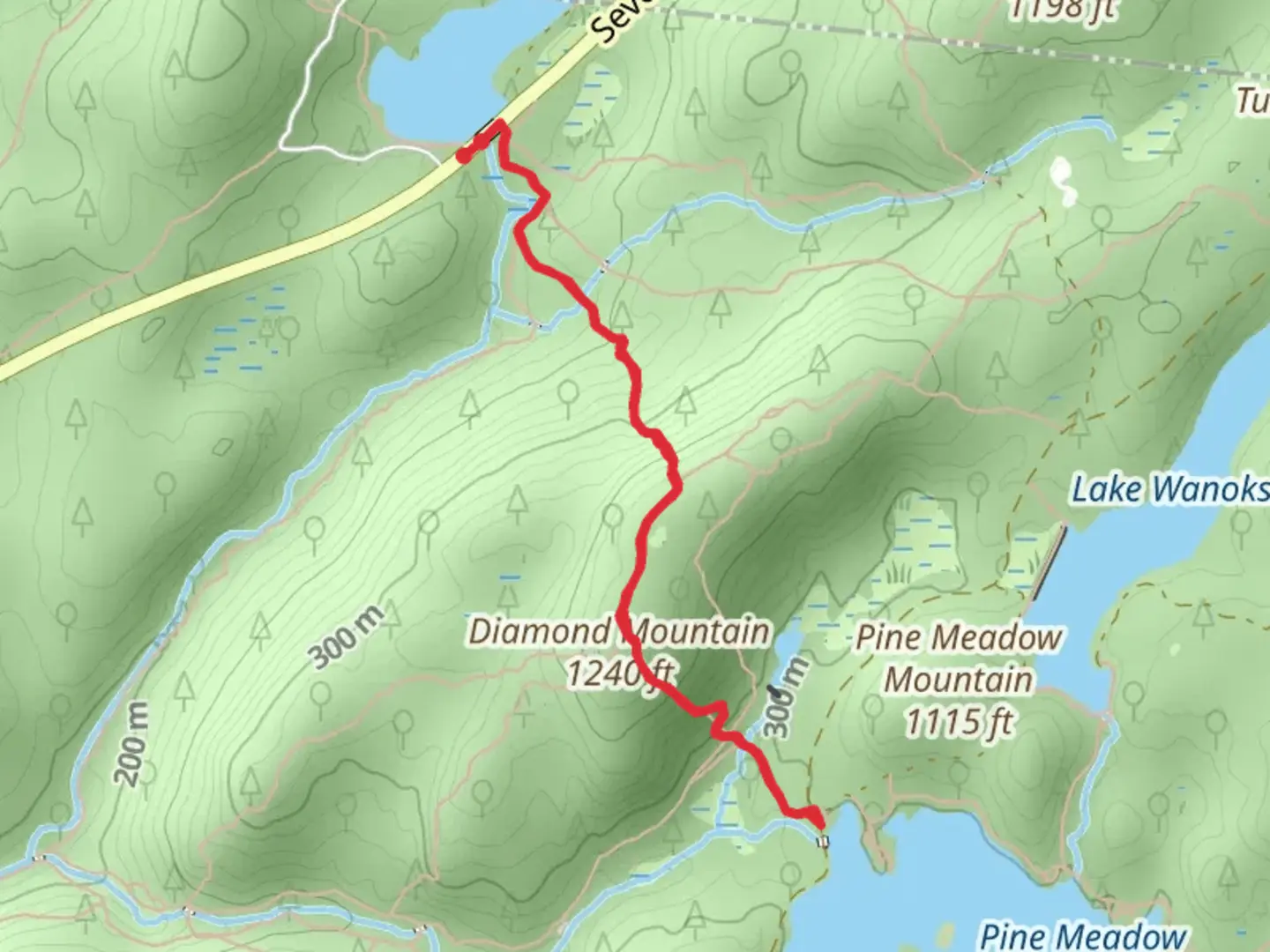 An image depicting the trail Diamond Mountain Tower Trail and its surrounding area.