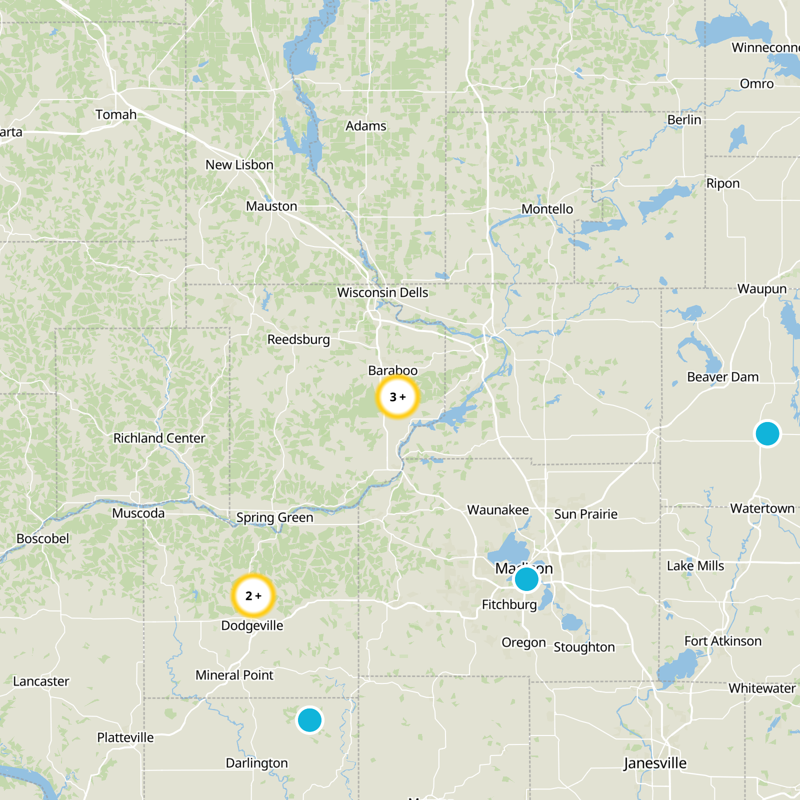 Sauk County Static Map