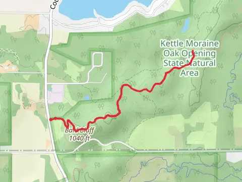 Bald Bluff and Ice Age Trail