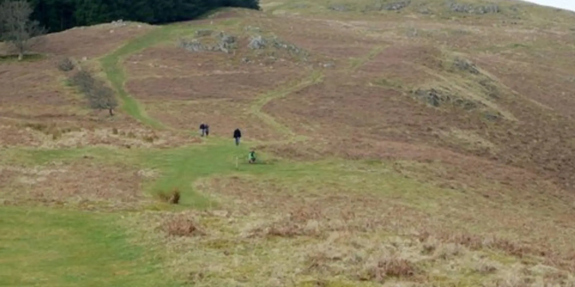 An image depicting the trail Breamish Valley Hillfort Trail and its surrounding area.