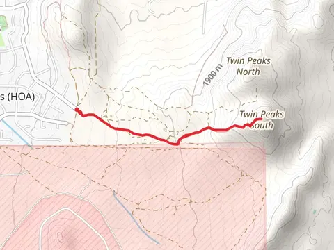 Twin Peaks Out and Back