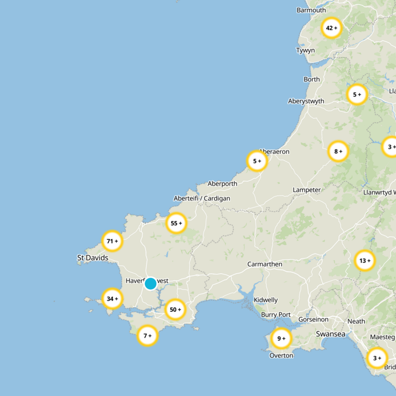 Pembrokeshire Static Map