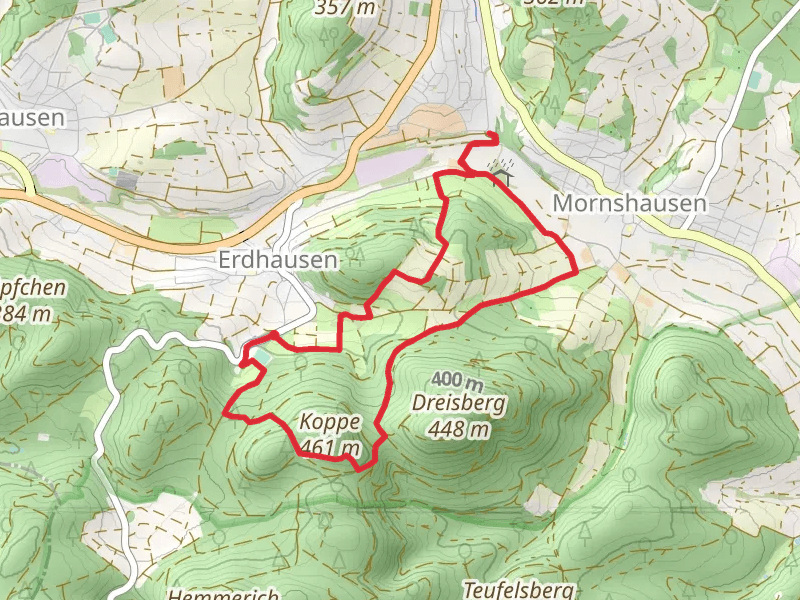 Salzboede Bergpfad and Gladenbacher Weg