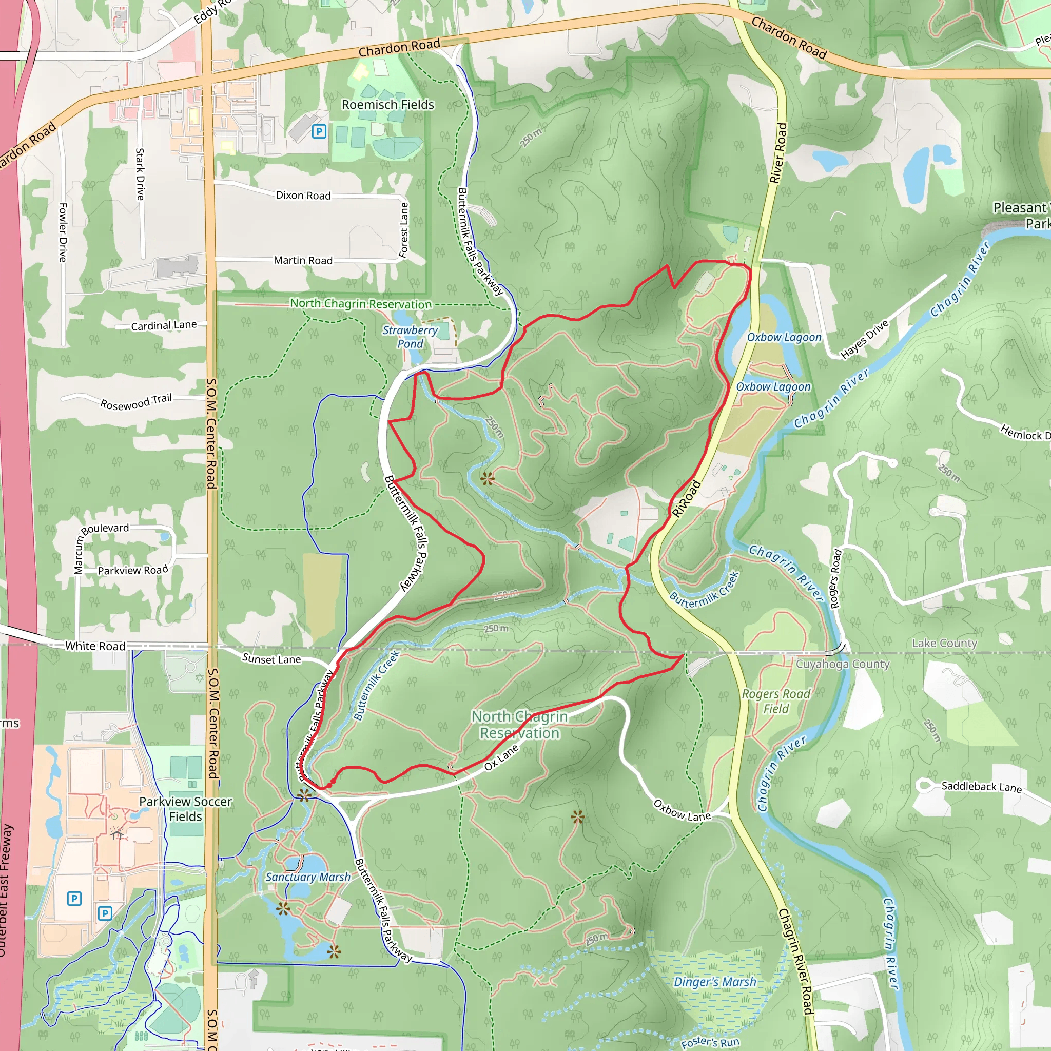 Hamlock Trail and Bridle Trail - NC2 Loop mobile static map