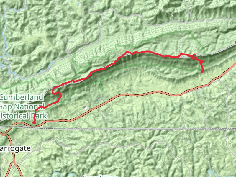 Great Eastern, Chadwell Gap, White Rock and Ewing Trail