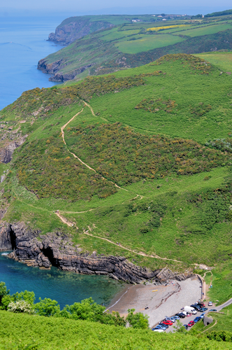 New Quay to Cwmtydu using the Coastal Path