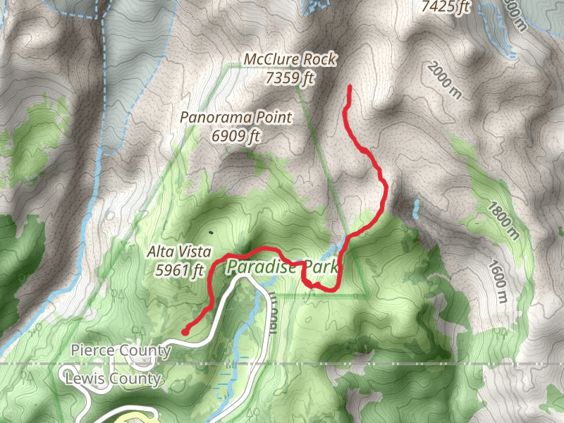 Skyline Trail and Paradise Glacier Trail