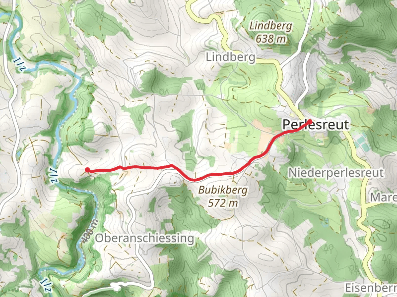 Pandurensteig from Perlesreut