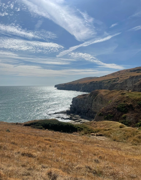Corfe Castle, Seacombe Cliff and Anvil Point