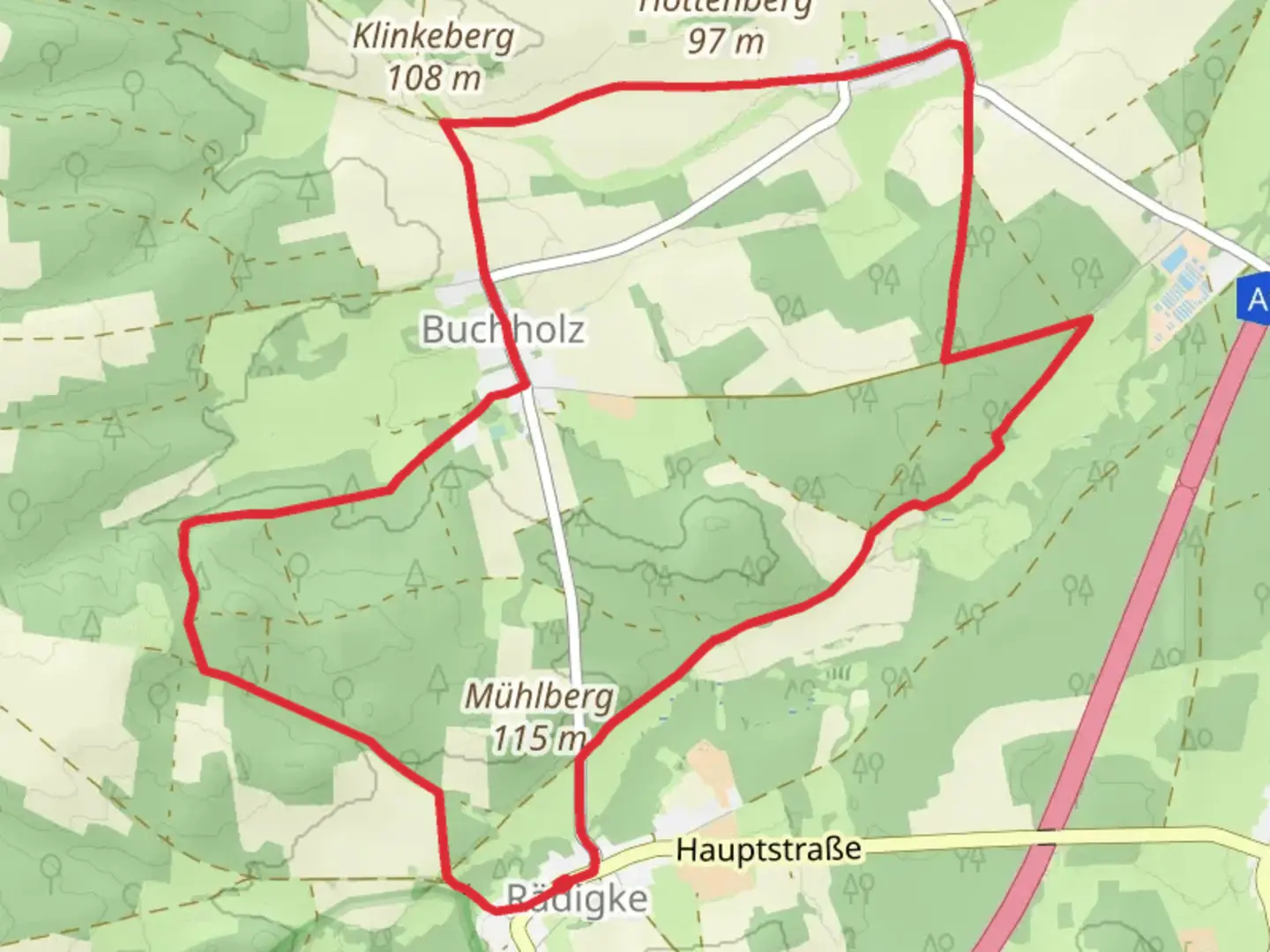 An image depicting the trail Burgenwanderweg Loop and its surrounding area.