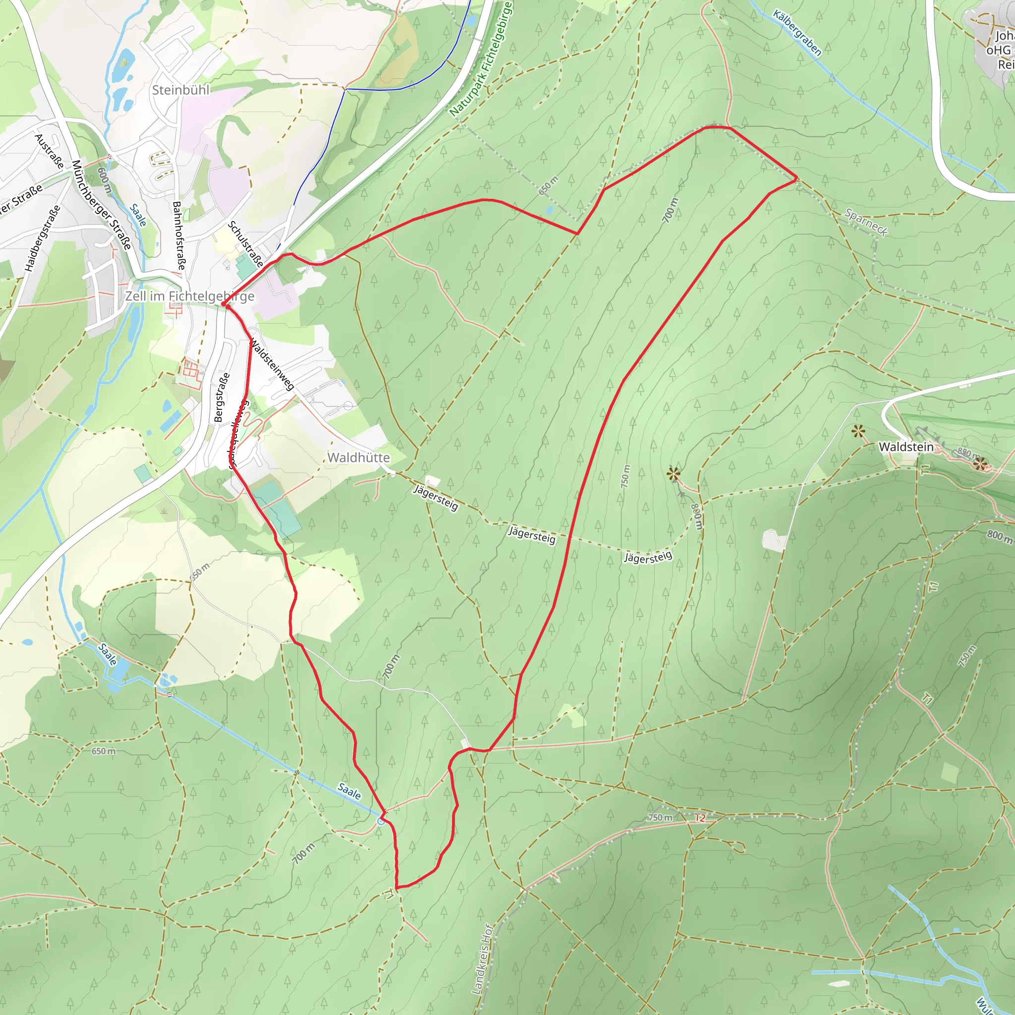 Philosophenweg mobile static map