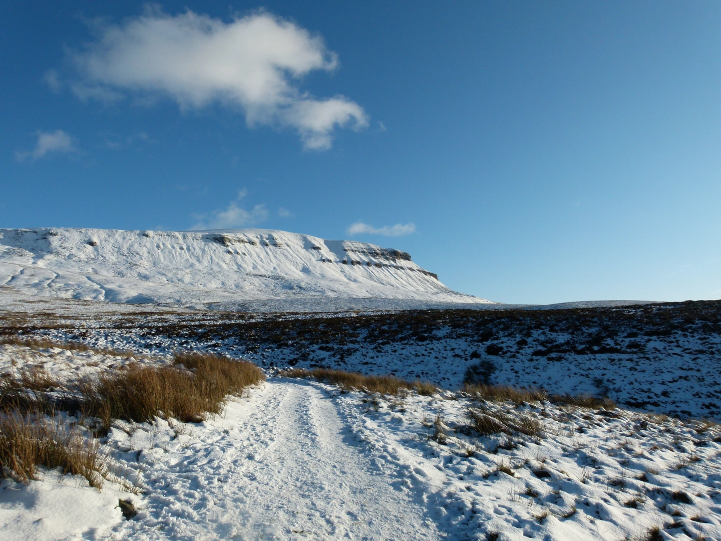 An image depicting the trail Pen-y-Ghent Circuit and its surrounding area.