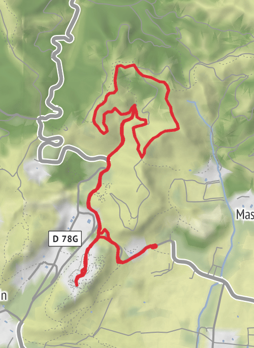 Les Baux des Provences mobile static map