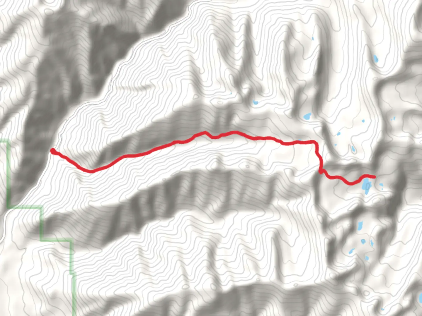 An image depicting the trail Winniemuck Creek Trail and its surrounding area.
