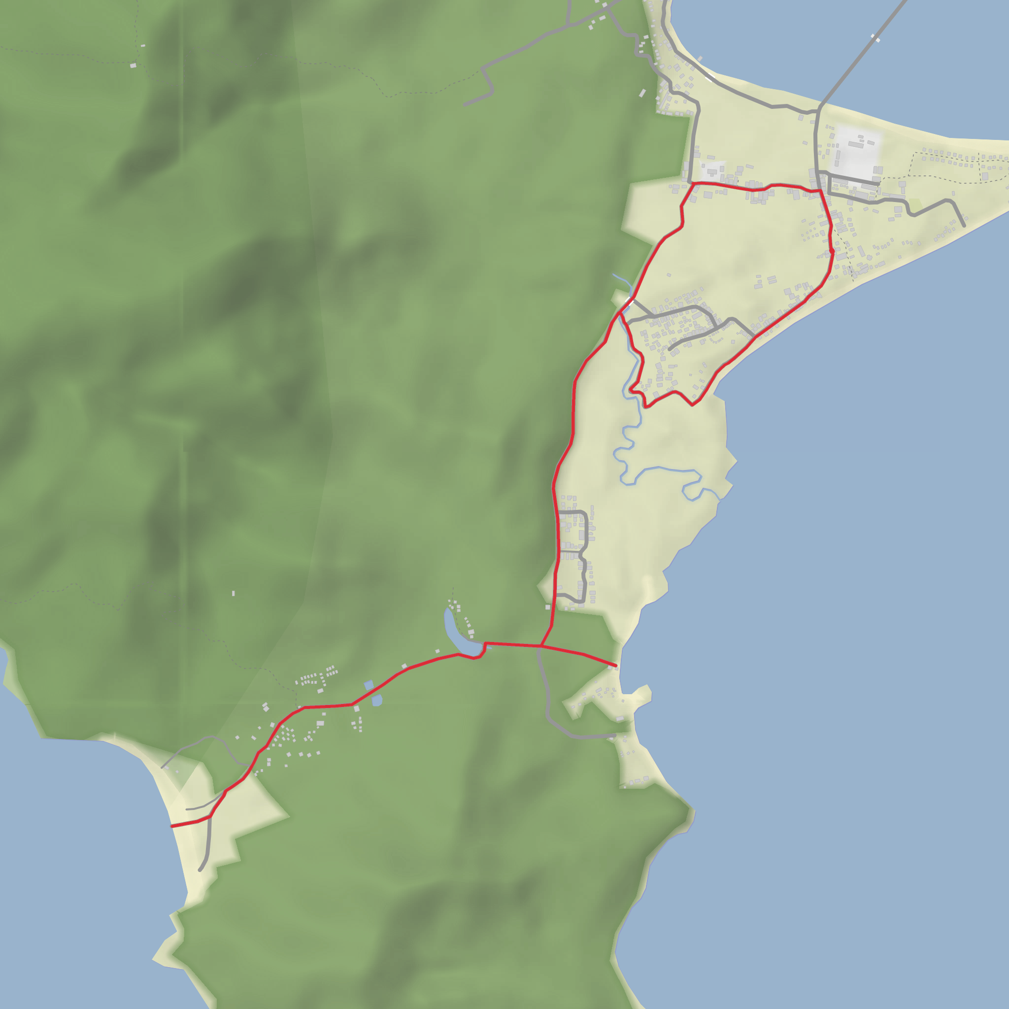Koh Mook's Garnet - Charlie Beach mobile static map