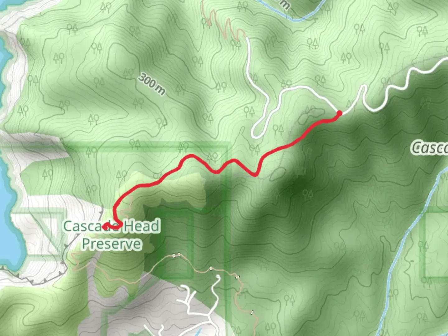 An image depicting the trail Cascade Head Trail and its surrounding area.