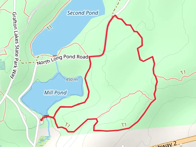 Mill Pond and Second Pond Loop