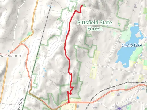 Shaker Mountain and Tower Mountain via North Family Trail