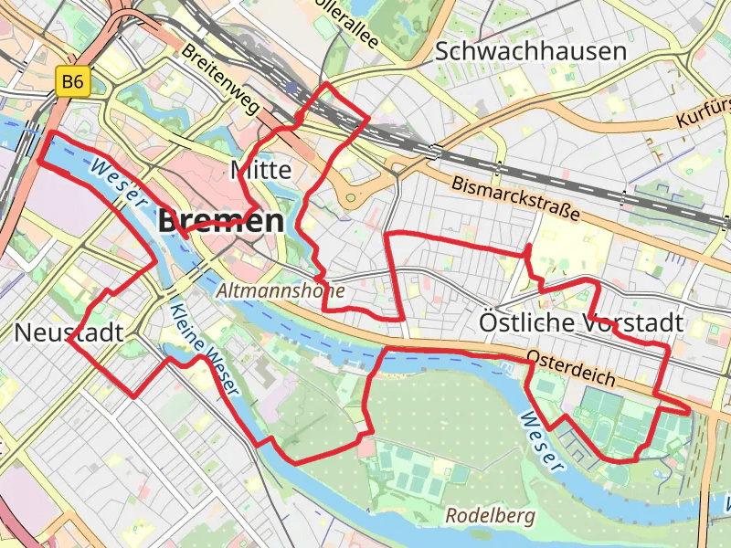 Bahnhofsvorstadt and Wasserwerk Loop