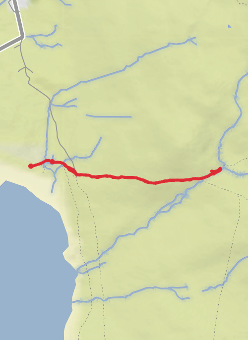 Hike from Isle of Skye mobile static map