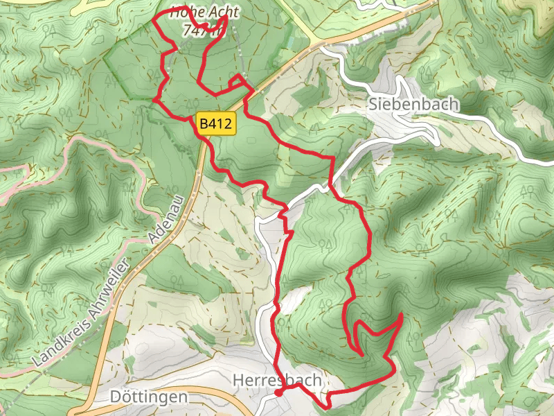 Hohe Acht via Ville Eifel Weg