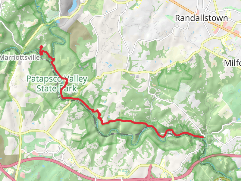 McKeldin Falls - Switchback - Thru Trail