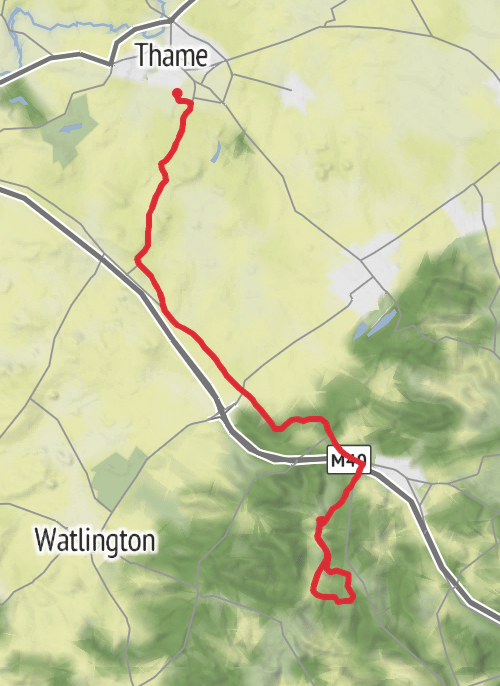 Wycombe Hiking mobile static map