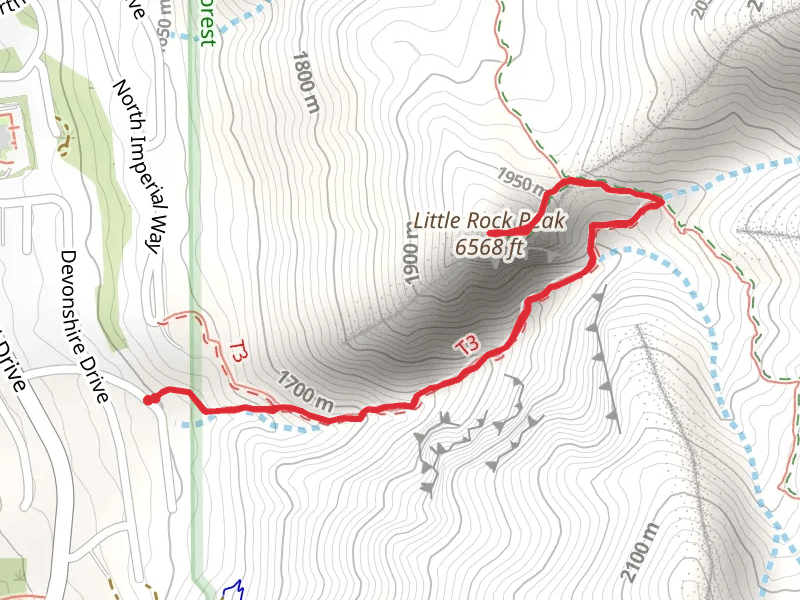 Little Rock Peak via Little Rock Canyon