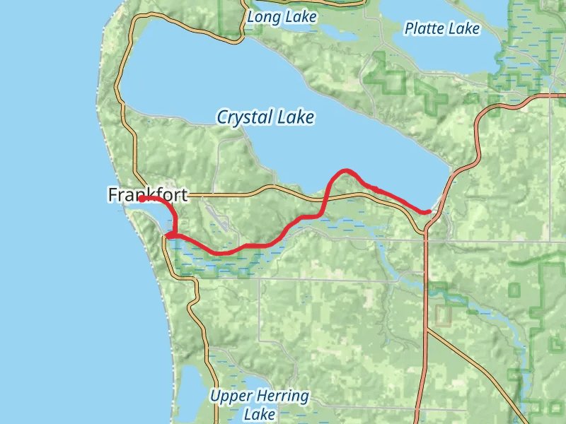 Betsie Lake via Betsie Valley Trail